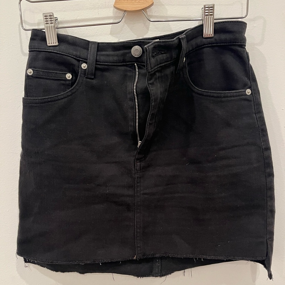 Wilfred Black Mini Skirt